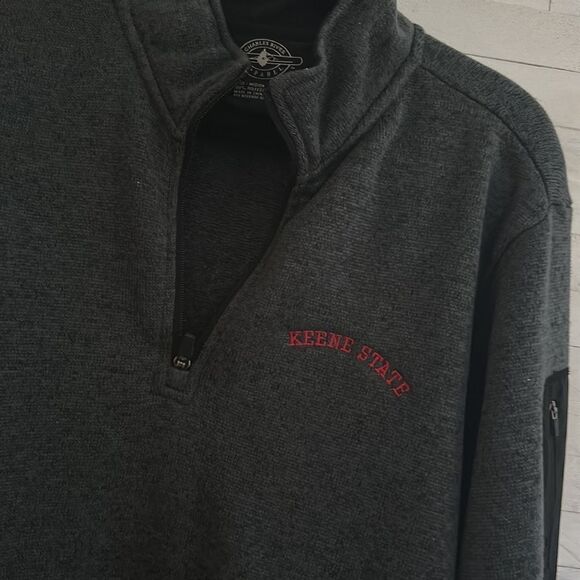 Men Sweater Size M Gray Charles River Apparel - Picture 3 of 5